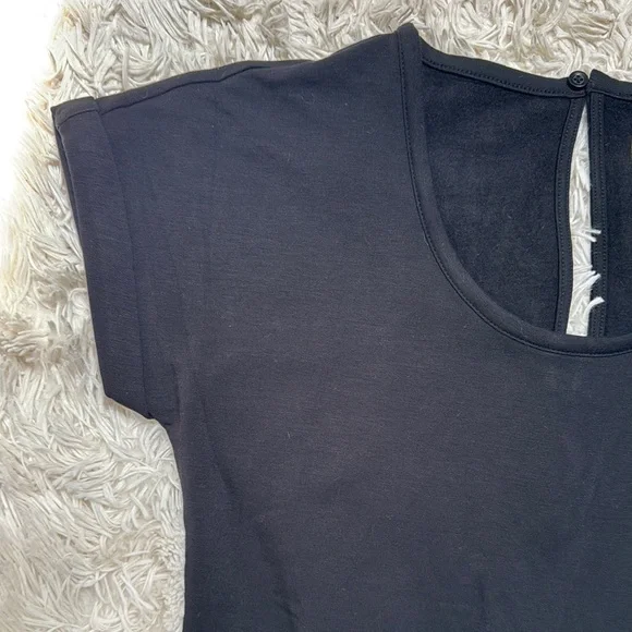 🎉HP🎉 Lou & Grey Scoop Neck Romper 💗 Black - Picture 5 of 15